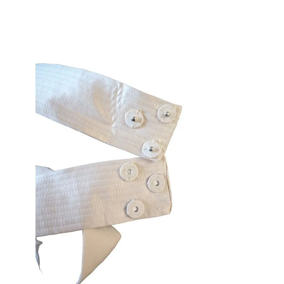 White By Vera Wang Gown One Shoulder Champagne Sz 10 Wedding Formal Dress - Picture 12 of 16